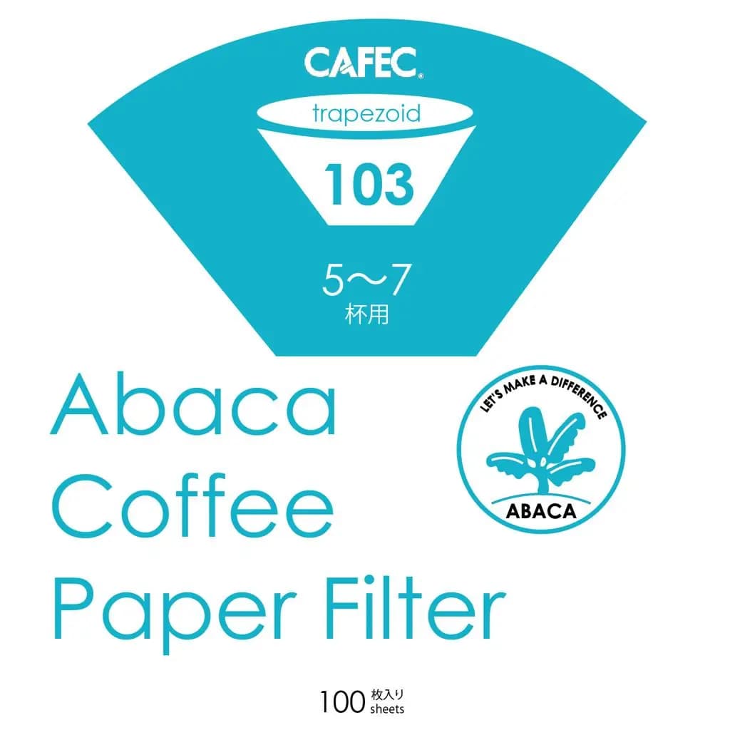 Cafec Abaca Trapezoid Filtre Kagidi-103(NO 4 UYUMLU) — Fuga Coffee kahve ekipmanı