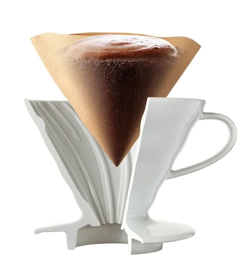 Hario V60 02 Seramik Beyaz Dripper — görsel 2