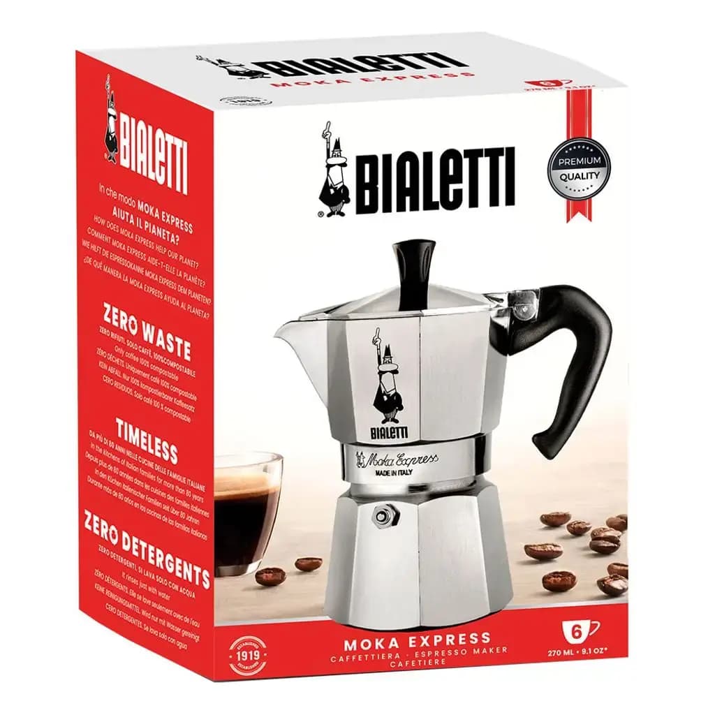 Bialetti Moka Express 6 Cup — görsel 2