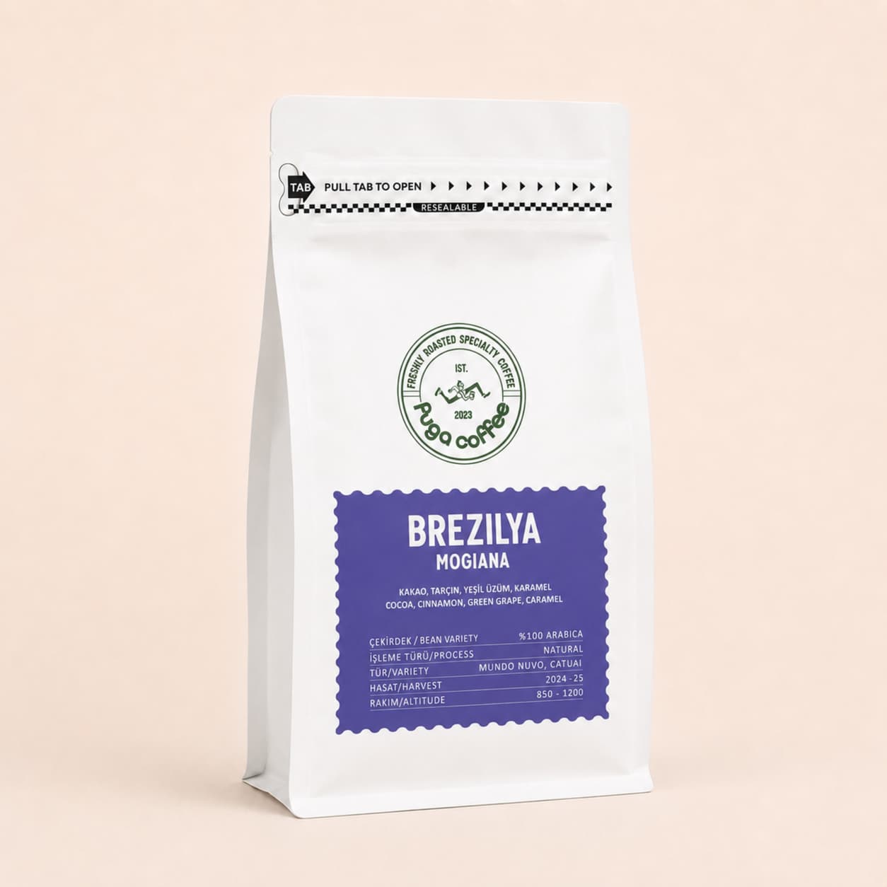 Brazil Mogiana — Fuga Coffee 250g paket kahve