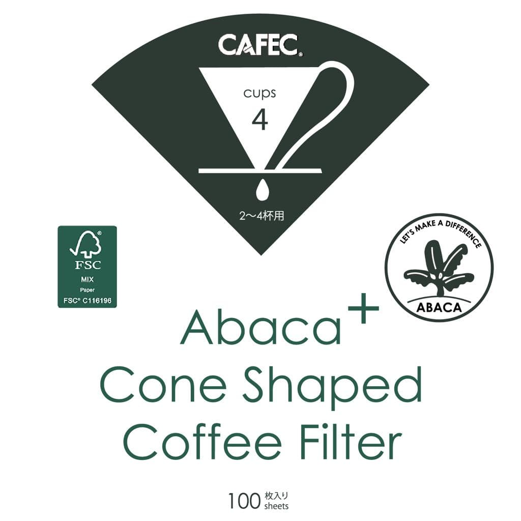 CAFEC ABACA PLUS FILTER PAPER-CUP4 — Fuga Coffee kahve ekipmanı