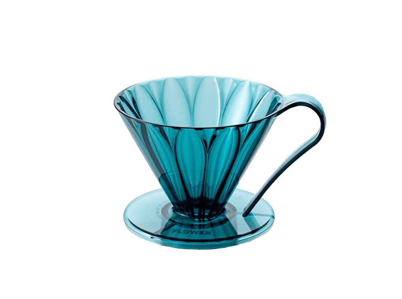 CAFEC FLOWER DRİPPER CUP1 – TURKUAZ — Fuga Coffee kahve ekipmanı