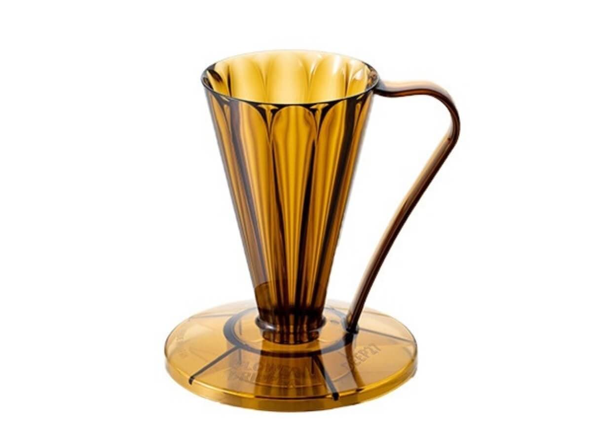 CAFEC FLOWER DRİPPER DEEP 27 – KAHVERENGİ — Fuga Coffee kahve ekipmanı