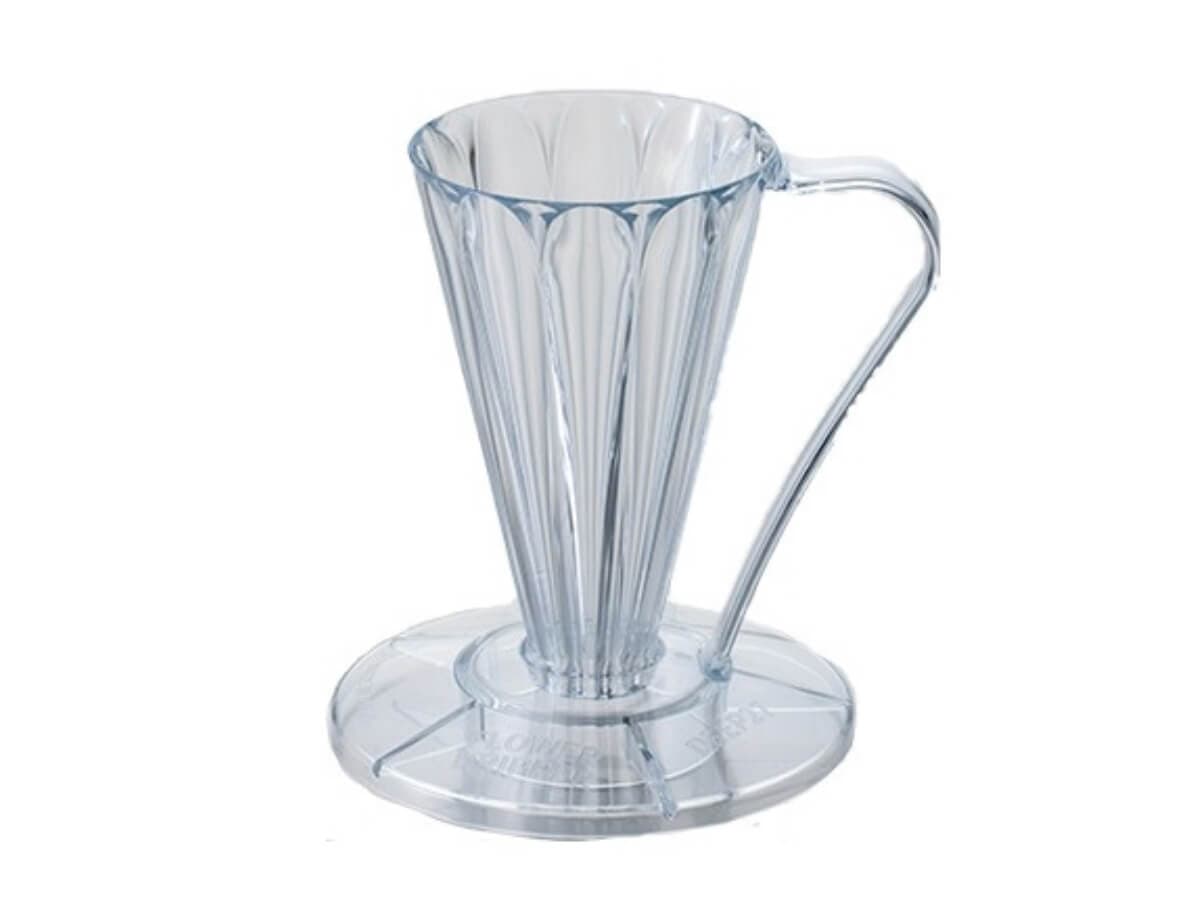 CAFEC FLOWER DRİPPER DEEP 27 – ŞEFFAF — Fuga Coffee kahve ekipmanı