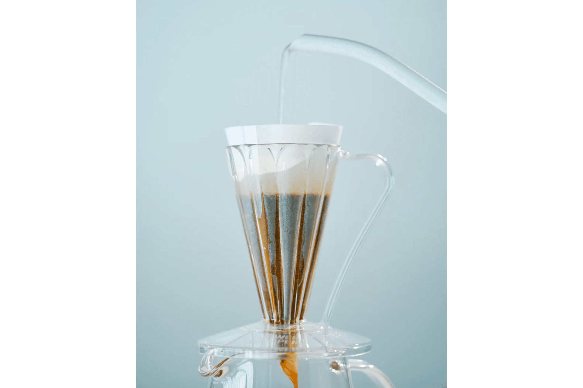 CAFEC FLOWER DRİPPER DEEP 27 – ŞEFFAF — görsel 3
