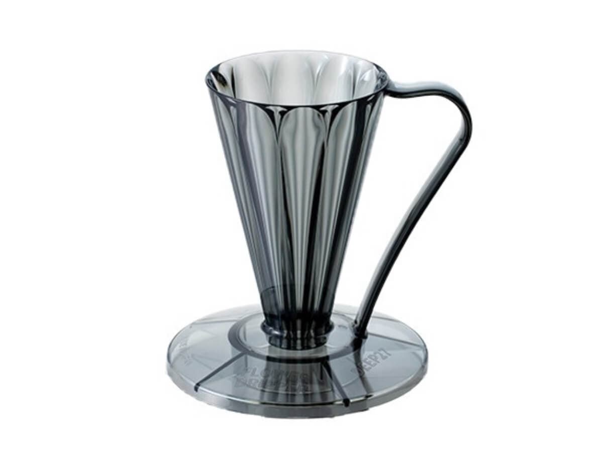CAFEC FLOWER DRİPPER DEEP 27 – SİYAH — Fuga Coffee kahve ekipmanı