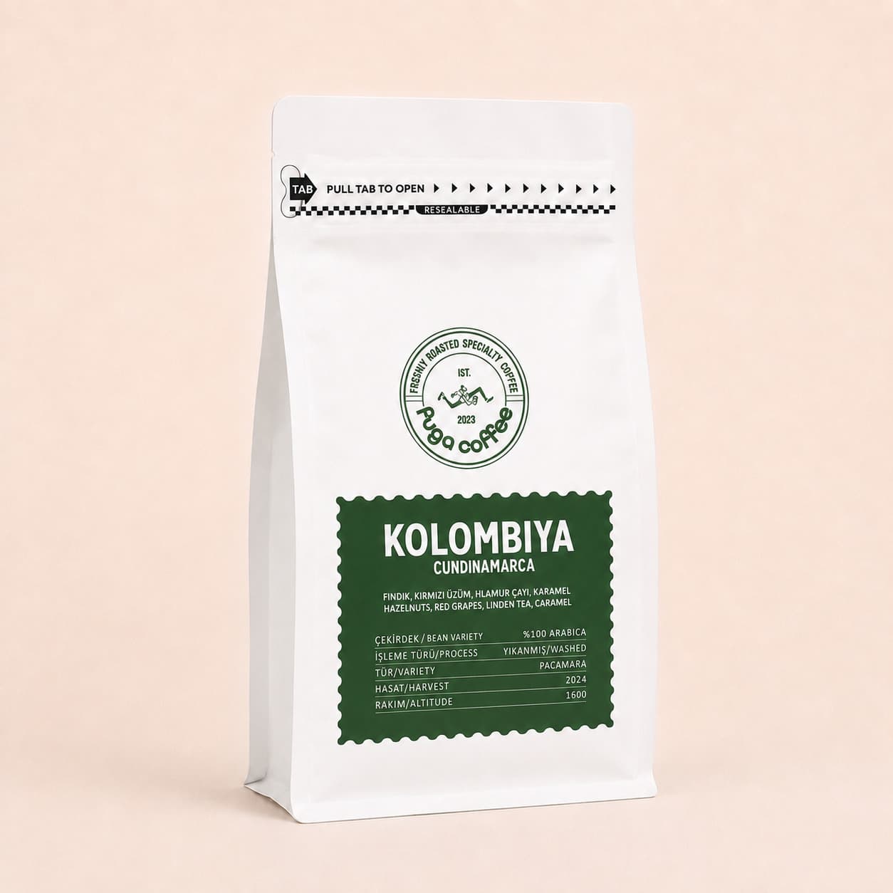 Kolombiya Cundinamarca — Fuga Coffee 250g paket kahve
