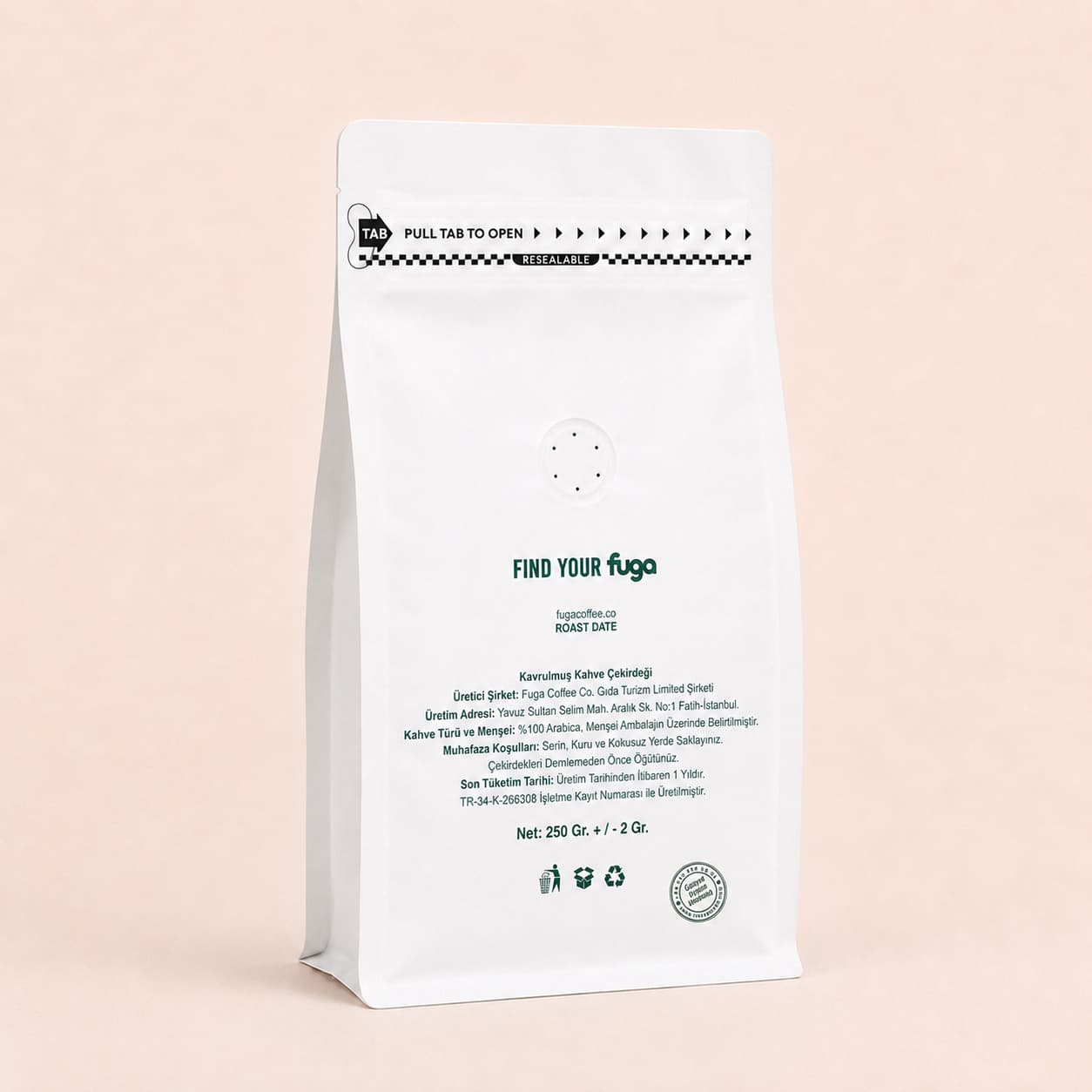 Honduras Caviflor — Fuga Coffee 250g paket kahve