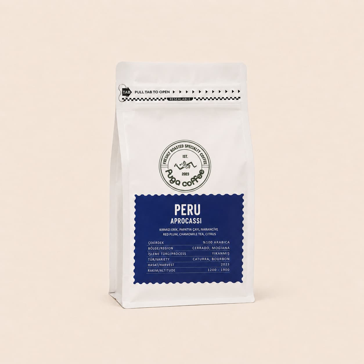 Peru Aprocassi — Fuga Coffee 250g paket kahve
