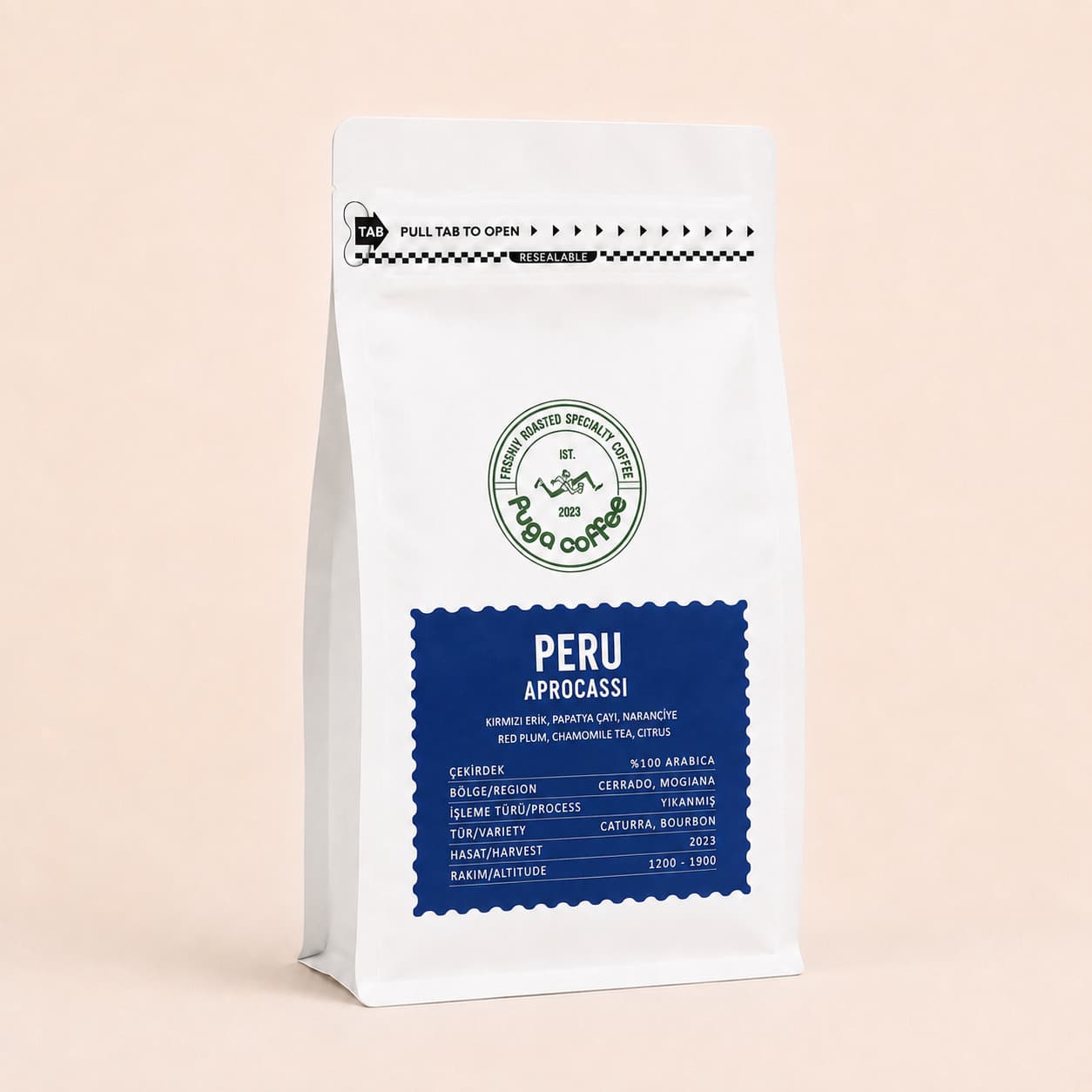 Peru Aprocassi — Fuga Coffee 250g paket kahve